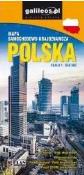 Mapa samochodowa - Polska 2023. Wydawca: Plan. Dadada.pl Opakowanie Mapa samochodowa - Polska 2023