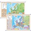 Mapa ścienna - polityczno-fiz. 1:12 000 000 Europa. Autor:   Praca zbiorowa. Dadada.pl Okładka książki Mapa ścienna - polityczno-fiz. 1:12 000 000 Europa