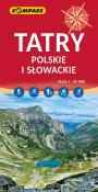 Mapa - Tatry Polskie i Słowackie 1:50 000. Wydawca: Compass. Dadada.pl Opakowanie Mapa - Tatry Polskie i Słowackie 1:50 000