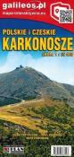 Mapa tur. - Karkonosze polsko-czeskie 1:25 000. Autor:   Praca zbiorowa. Dadada.pl Okładka książki Mapa tur. - Karkonosze polsko-czeskie 1:25 000