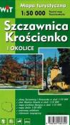 Mapa tur. - Szczawnica, Krościenko... 1:50 000. Autor:   Praca zbiorowa. Dadada.pl Okładka książki Mapa tur. - Szczawnica, Krościenko... 1:50 000