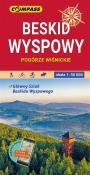 Okładka książki Mapa turystyczna - Beskid Wyspowy 1:50 000 w.2022