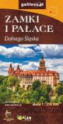 Mapa - Zamki i pałace Dolnego Śląska 1:250 000. Autor: Opracowanie zbiorowe. Dadada.pl Okładka książki Mapa - Zamki i pałace Dolnego Śląska 1:250 000