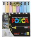 Opakowanie Markery PC-1MR soft colors pastelowe kolory Posca Uni
