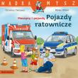 Maszyny i pojazdy. Pojazdy ratownicze. Autor: Christian Tielmann, Niklas Bower, Bolesław Ludwic. Dadada.pl Okładka książki Maszyny i pojazdy. Pojazdy ratownicze