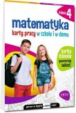 Matematyka SP 4 Karty pracy w szkole i w domu. Autor: Dorota Kożuch. Dadada.pl Okładka książki Matematyka SP 4 Karty pracy w szkole i w domu