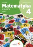 Okładka książki Matematyka z plusem ćwiczenia dla klasy 4 ułamki wersja A 3/3 szkoła podstawowa edycja 2023/2024