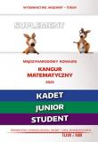 Matematyka z wesołym kangurem Kadet/Junior.... Autor:   Praca zbiorowa. Dadada.pl Okładka książki Matematyka z wesołym kangurem Kadet/Junior...
