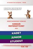 Matematyka z wesołym kangurem - Suplement 2024. Autor:   Praca zbiorowa. Dadada.pl Okładka książki Matematyka z wesołym kangurem - Suplement 2024