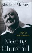 Meeting Churchill. Autor: McKay Sinclair. Dadada.pl Okładka książki Meeting Churchill