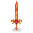 Opakowanie Miecz rycerski ognisty 52cm