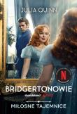 Miłosne tajemnice. Bridgertonowie (okładka filmowa). Autor: Quinn Julia. Dadada.pl Okładka książki Miłosne tajemnice. Bridgertonowie (okładka filmowa)