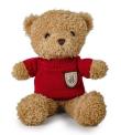 Opakowanie Miś brązowy 22cm w sweterku czerwony