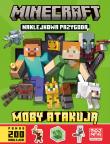 Moby atakują. Naklejkowa przygoda. Minecraft. Autor: Opracowanie zbiorowe. Dadada.pl Okładka książki Moby atakują. Naklejkowa przygoda. Minecraft