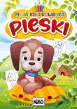 Moja kolorowanka. Pieski. Autor: Artur Rajch. Dadada.pl Okładka książki Moja kolorowanka. Pieski