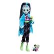 Monster High Piżama party Frankie Stein Lalka. Wydawca: Mattel. Dadada.pl Opakowanie Monster High Piżama party Frankie Stein Lalka