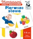 Montessori Karty obrazkowe Pierwsze słowa 1-3 lata. Autor:   Praca zbiorowa. Dadada.pl Okładka książki Montessori Karty obrazkowe Pierwsze słowa 1-3 lata