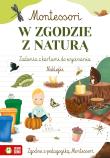 Montessori. W zgodzie z naturą. Autor: Zuzanna Osuchowska, Marcelina Gradowska. Dadada.pl Okładka książki Montessori. W zgodzie z naturą