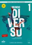Mundo Diverso 1 A1 podręcznik + ćwiczenia. Autor: Alonso Encina, Corpas Jaime, Gambluch Carina. Dadada.pl Okładka książki Mundo Diverso 1 A1 podręcznik + ćwiczenia