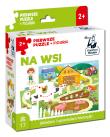 Na wsi. Pierwsze puzzle + figurki. Kapitan Nauka. Autor: Anna Zając, Patrycja Grześkowiak. Dadada.pl Okładka książki Na wsi. Pierwsze puzzle + figurki. Kapitan Nauka