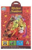 Opakowanie Naklejanie po numerach A4 Lew