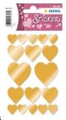 Opakowanie Naklejka Decor złote serca