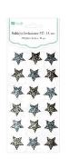Opakowanie Naklejki brokatowe 3D Gwiazdki (18 sztuk)