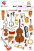 Opakowanie Naklejki dla dzieci Instrumenty muzyczne
