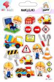 Opakowanie Naklejki dla dzieci Na budowie