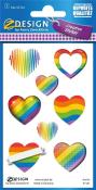 Opakowanie Naklejki do ozdabiania - Serca