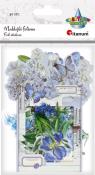 Opakowanie Naklejki foliowe Kwiaty niebieskie 30szt