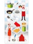 Opakowanie Naklejki Kucharz