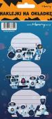 Opakowanie Naklejki na zeszyty - Roboty (12szt)