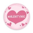 Opakowanie Naklejki okolicznościowe - Walentynki Serca 24szt