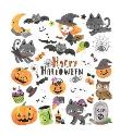 Opakowanie Naklejki papierowe - Halloween 32szt