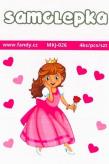 Opakowanie Naklejki papierowe Mini - Księżniczki