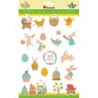 Opakowanie Naklejki papierowe Wielkanoc mix 20szt.