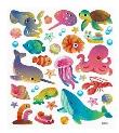 Opakowanie Naklejki papierowe - Zwierzęta morskie 34szt