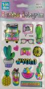 Opakowanie Naklejki Rainbow Hologram Summer