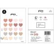 Opakowanie Naklejki Serca mix 14mm 3 ark.