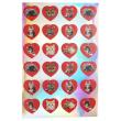 Opakowanie Naklejki serca z kotami