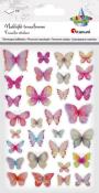 Opakowanie Naklejki transferowe Motyle różowe i niebieskie