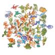 Opakowanie Naklejki winylowe dinozaury 4-5cm 50szt