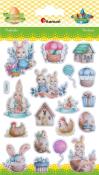 Opakowanie Naklejki wypukłe Wielkanoc 18szt