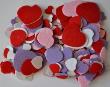 Opakowanie Naklejki z filcu serca 60szt