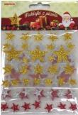 Opakowanie Naklejki z pianki gwiazdki 72szt