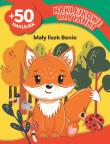 Naklejkowe czytanki. Mały lisek Benio. Autor: Basia Szymanek. Dadada.pl Okładka książki Naklejkowe czytanki. Mały lisek Benio