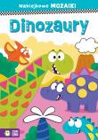 Naklejkowe mozaiki. Dinozaury. Autor: Protasewicz Ewelina. Dadada.pl Okładka książki Naklejkowe mozaiki. Dinozaury