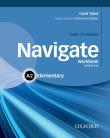 Okładka książki Navigate Elementary A2 workbook without Key and CD Pack
