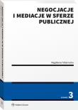 Negocjacje i mediacje w sferze publicznej. Autor: Magdalena Tabernacka. Dadada.pl Okładka książki Negocjacje i mediacje w sferze publicznej